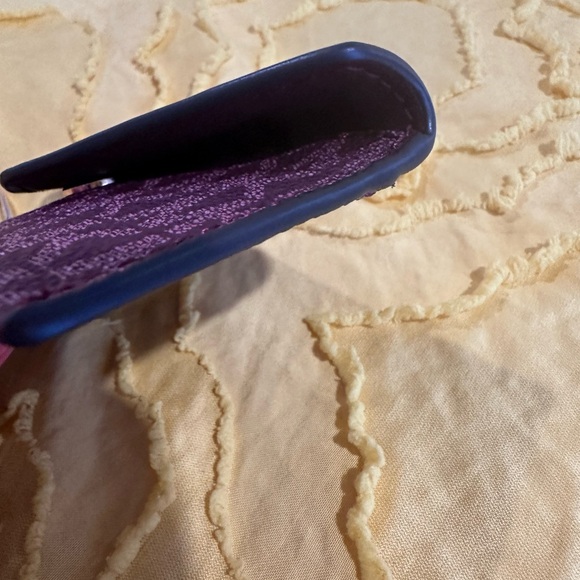 Michael Kors Plum Monogram Coin wallet - Picture 4 of 8